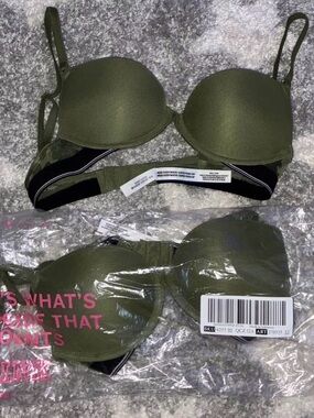 **Brand New**Victoria's Secret Olive Green Padded Convertible Bra